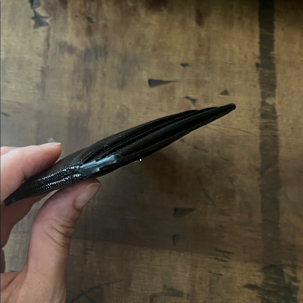 Saint Laurent Quilted Black Card Holder - Picture 6 of 7